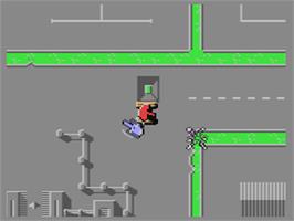 In game image of Rebel on the Commodore 64.