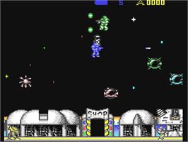 In game image of Retrograde on the Commodore 64.