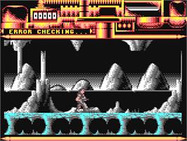In game image of Rubicon on the Commodore 64.