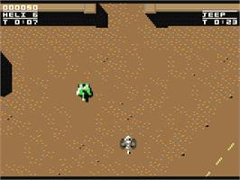 In game image of S.W.I.V. on the Commodore 64.