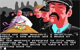 In game image of Scapeghost on the Commodore 64.