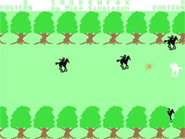 In game image of Shadowfax on the Commodore 64.