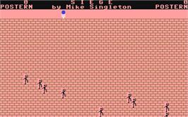 In game image of Siege on the Commodore 64.