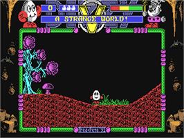 In game image of Spellbound Dizzy on the Commodore 64.