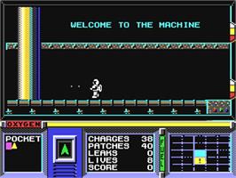 In game image of Strange Loop on the Commodore 64.