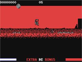 In game image of Switchblade on the Commodore 64.