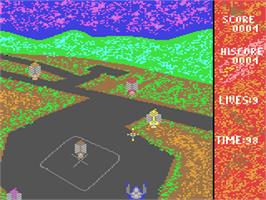 In game image of Target: Renegade on the Commodore 64.