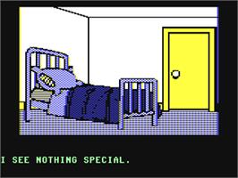In game image of The Institute on the Commodore 64.