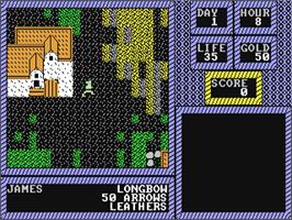 In game image of The Keys to Maramon on the Commodore 64.