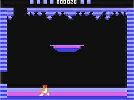 In game image of Tomarc the Barbarian on the Commodore 64.