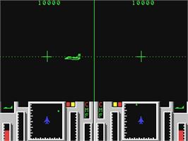 In game image of Top Gun on the Commodore 64.