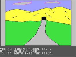 In game image of Troll's Tale on the Commodore 64.