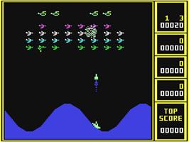 In game image of Wavy Navy on the Commodore 64.