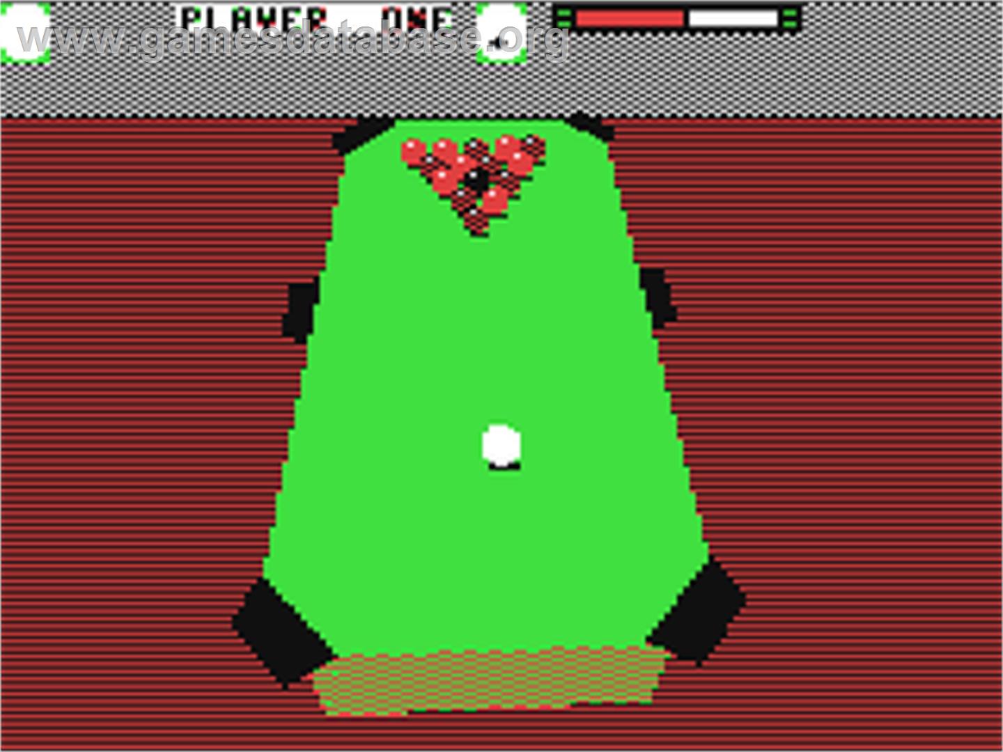 3D Pool - Commodore 64 - Artwork - In Game