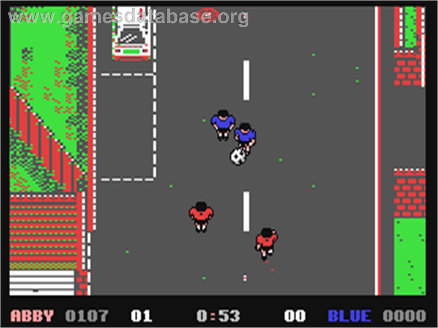 4 Soccer Simulators - Commodore 64 - Artwork - In Game
