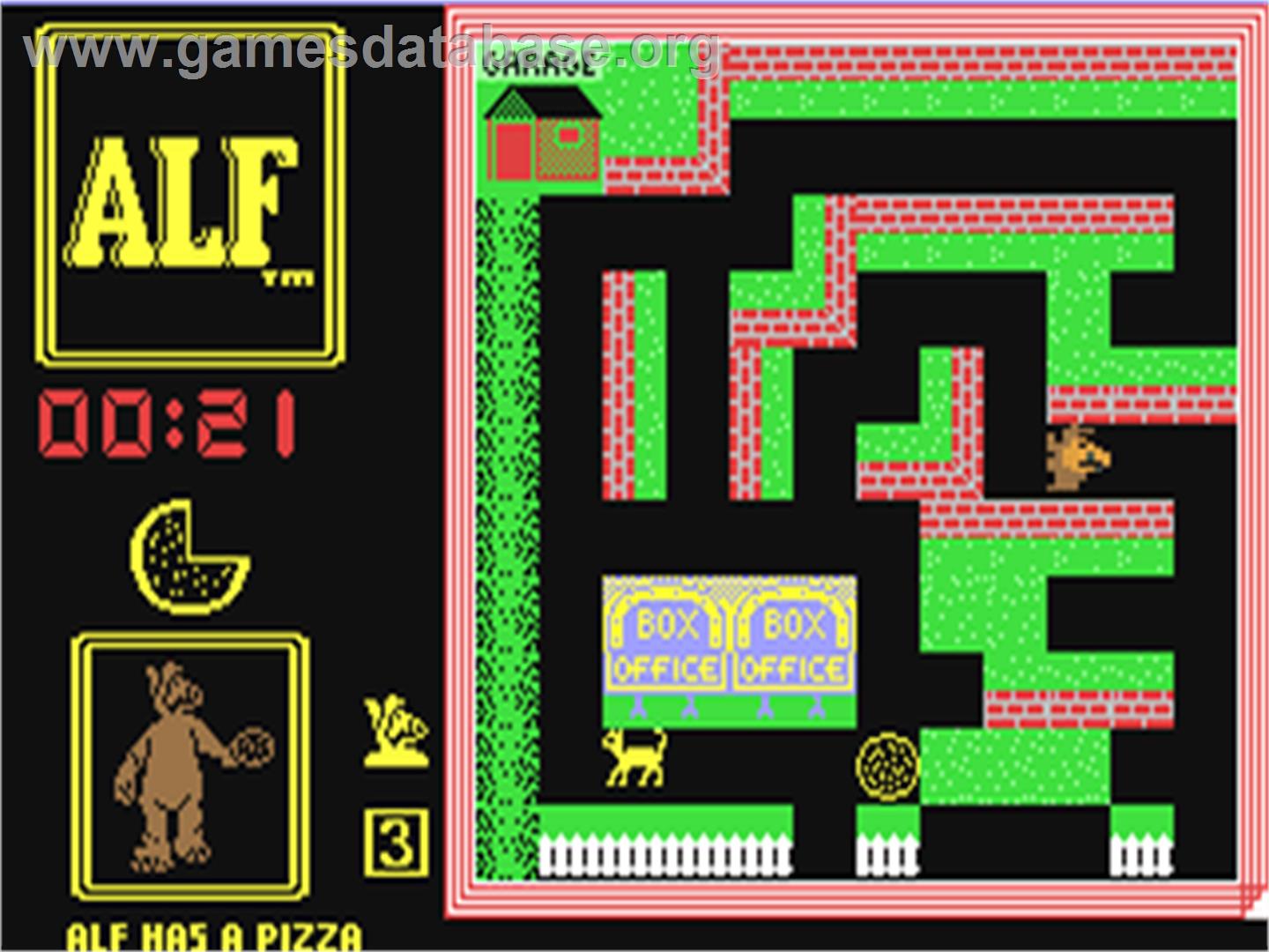 ALF: The First Adventure - Commodore 64 - Artwork - In Game