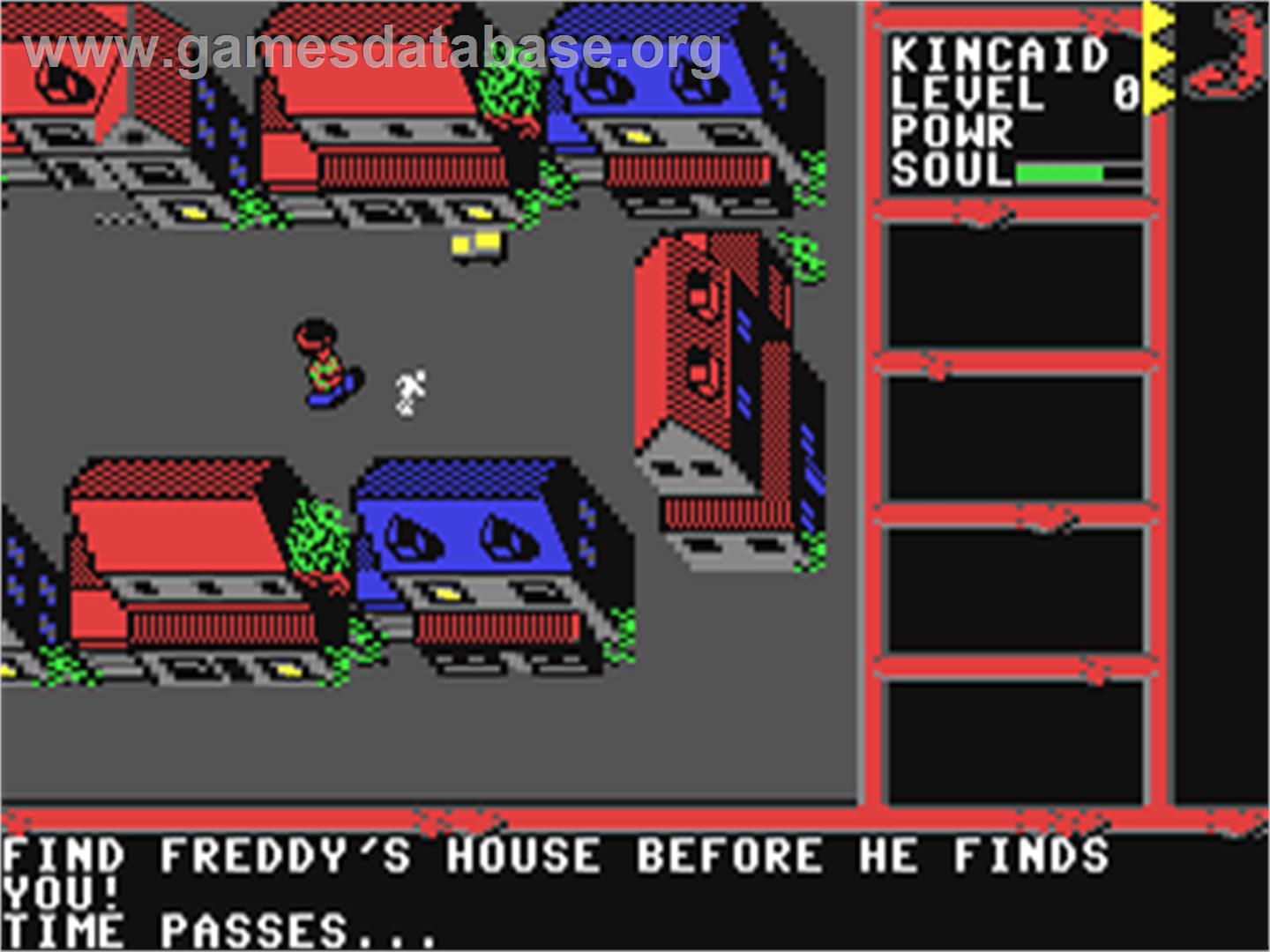A Nightmare on Elm Street - Commodore 64 - Artwork - In Game