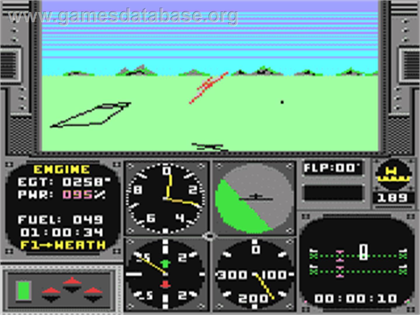 Action Biker - Commodore 64 - Artwork - In Game