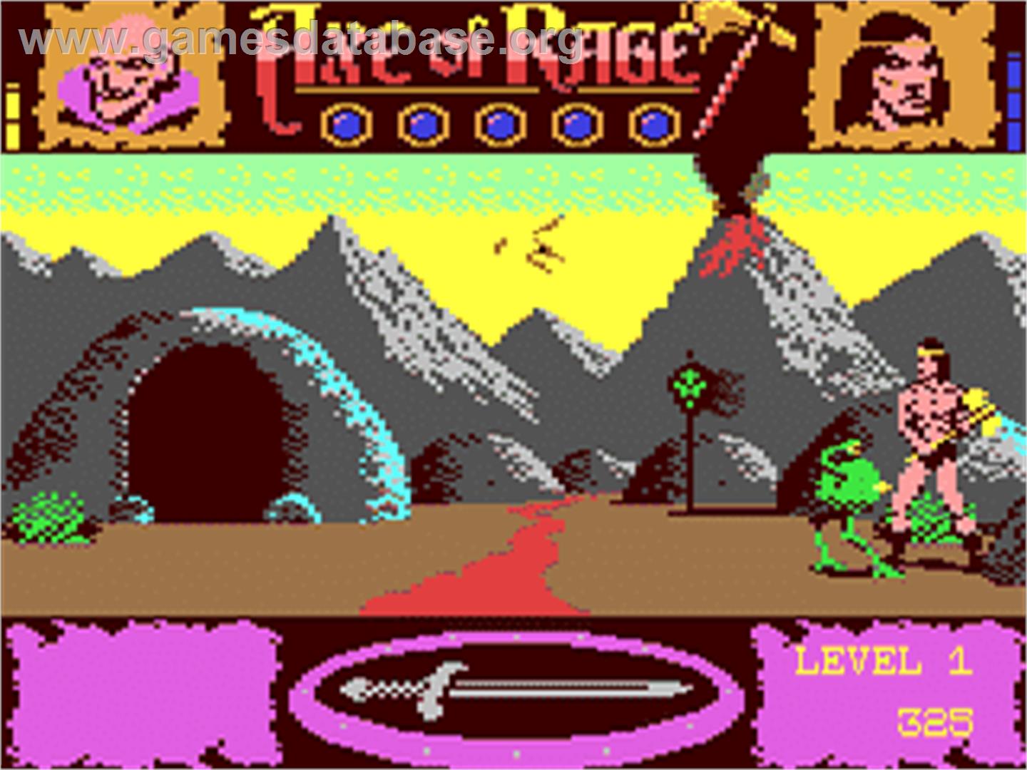 Axe of Rage - Commodore 64 - Artwork - In Game