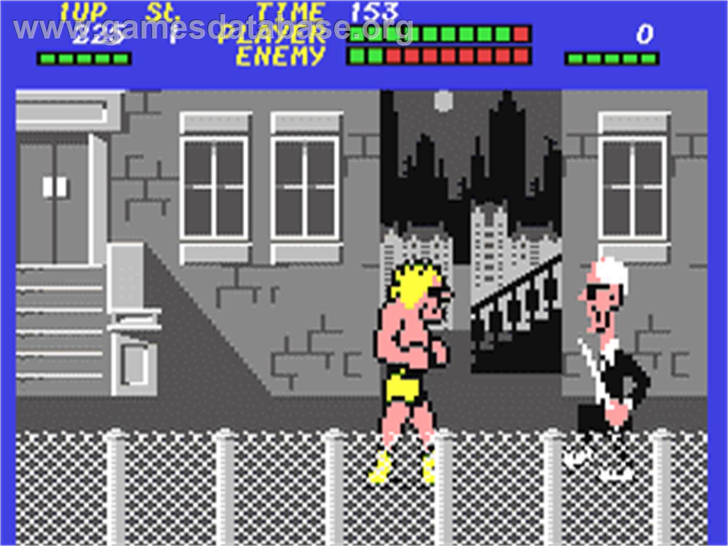 Bad Street Brawler - Commodore 64 - Artwork - In Game