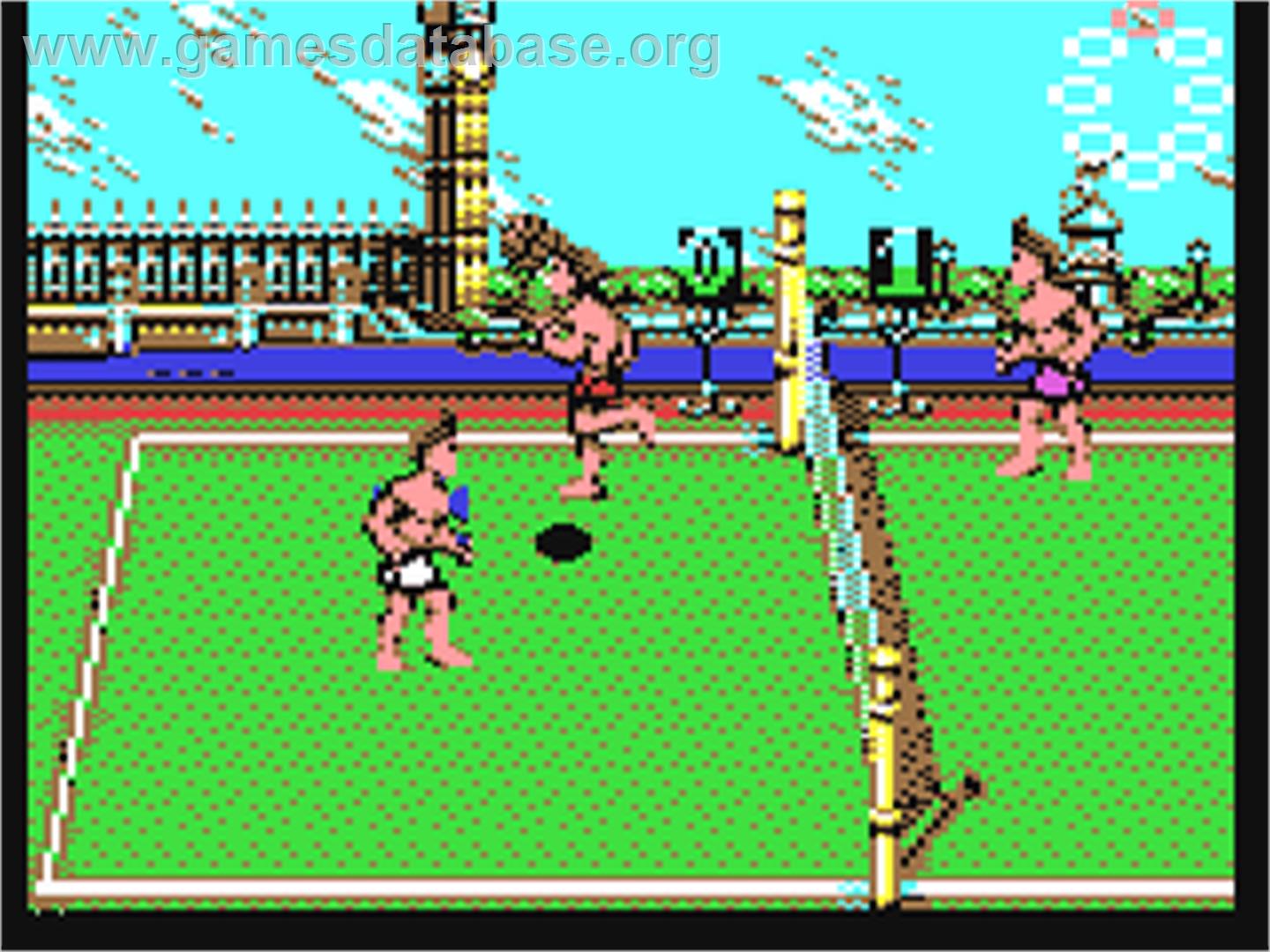 Beach Volley - Commodore 64 - Artwork - In Game