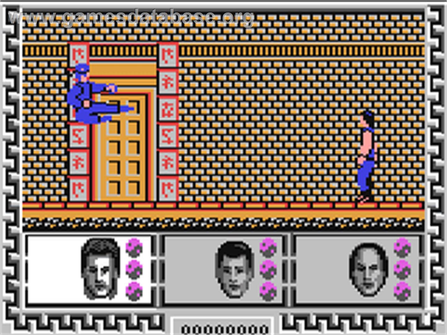 Big Trouble in Little China - Commodore 64 - Artwork - In Game