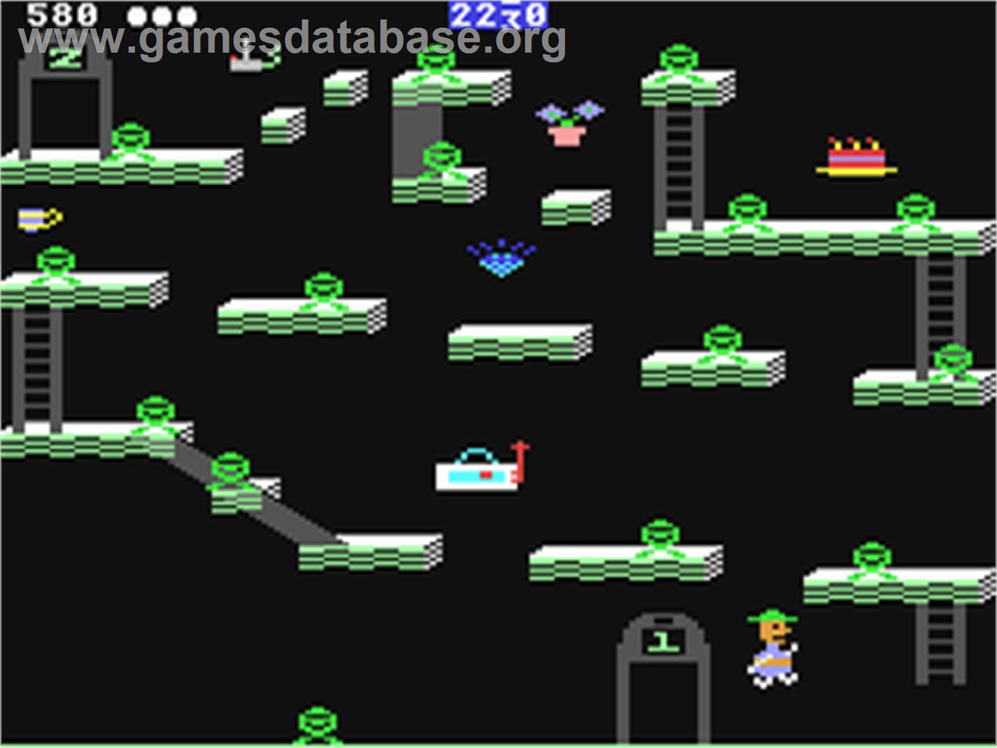 Bounty Bob Strikes Back! - Commodore 64 - Artwork - In Game