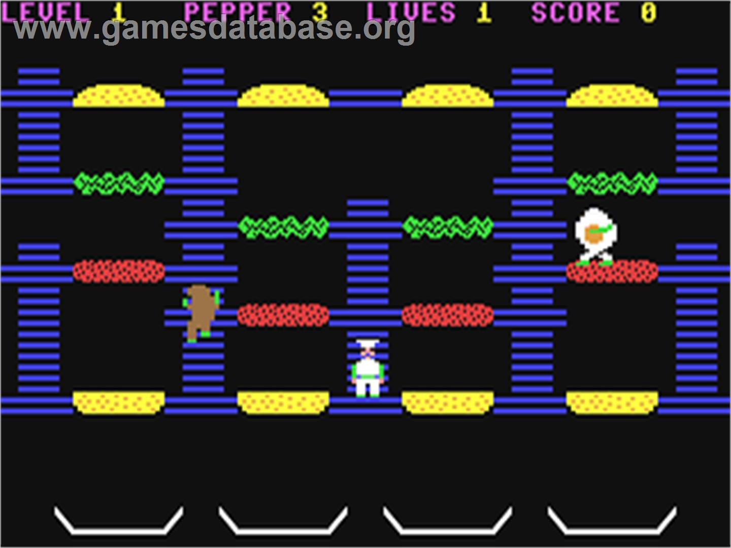 BurgerTime - Commodore 64 - Artwork - In Game