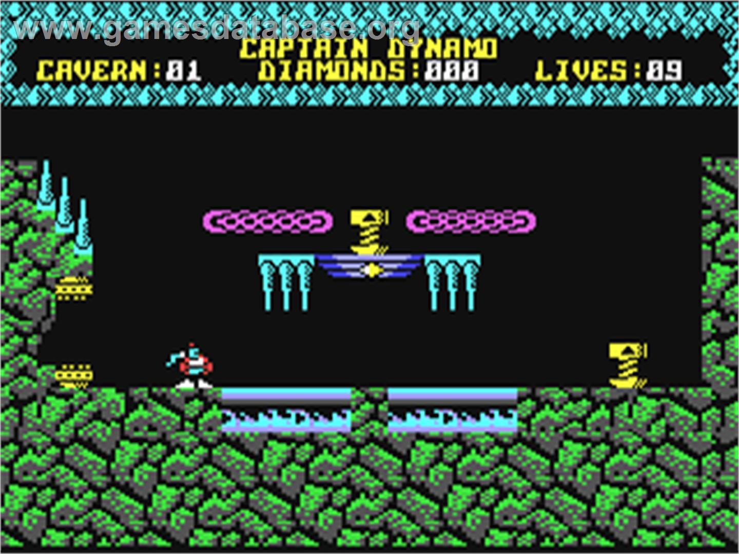 Captain Dynamo - Commodore 64 - Artwork - In Game