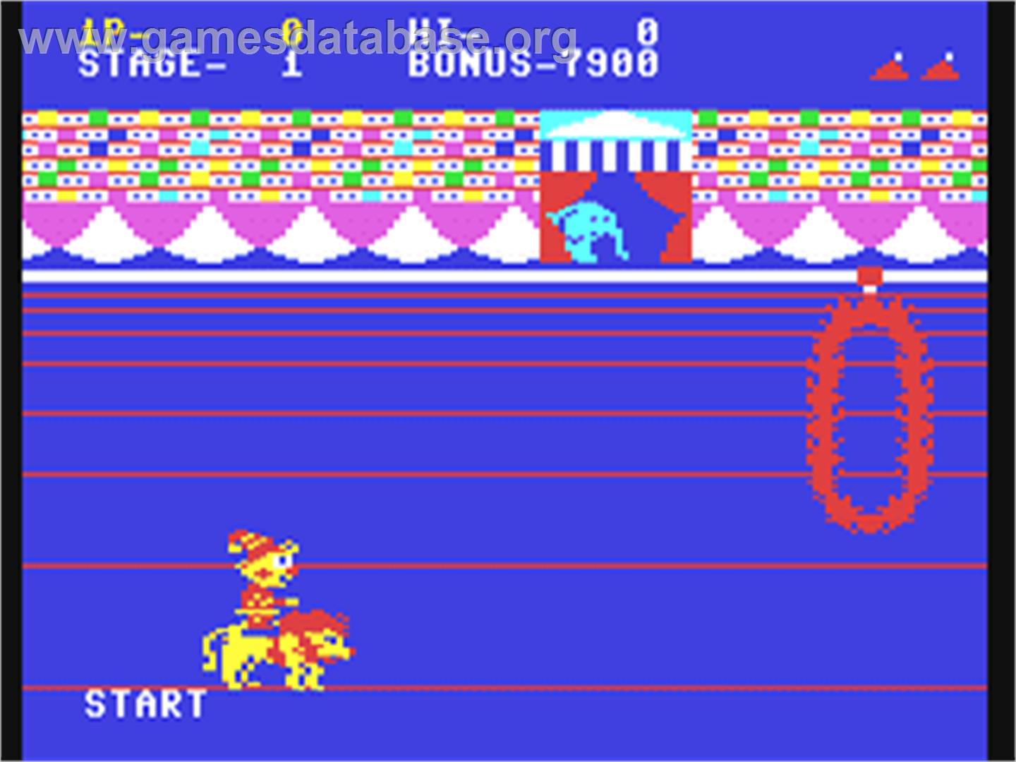 Circus Charlie - Commodore 64 - Artwork - In Game