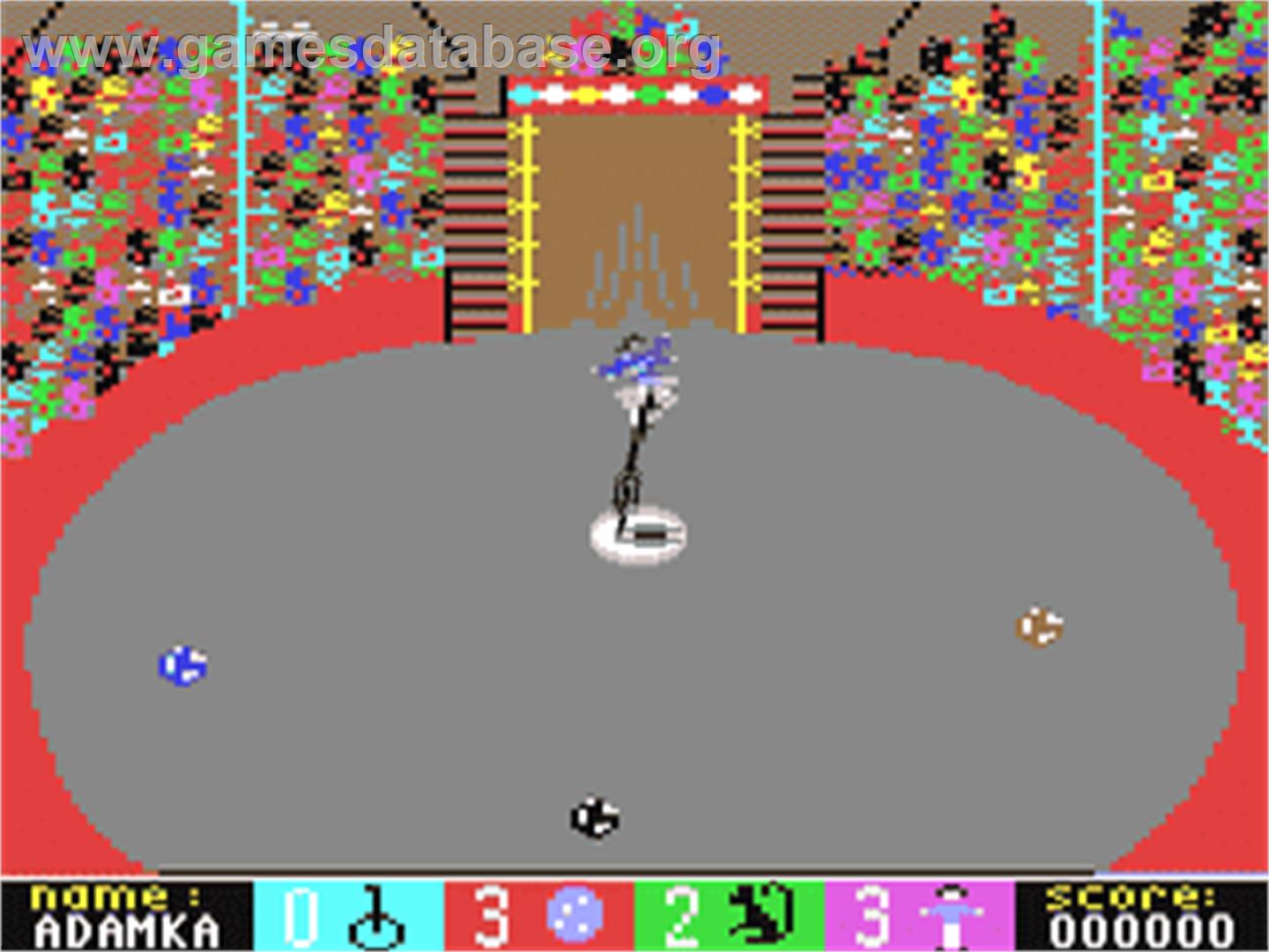 Circus Games - Commodore 64 - Artwork - In Game