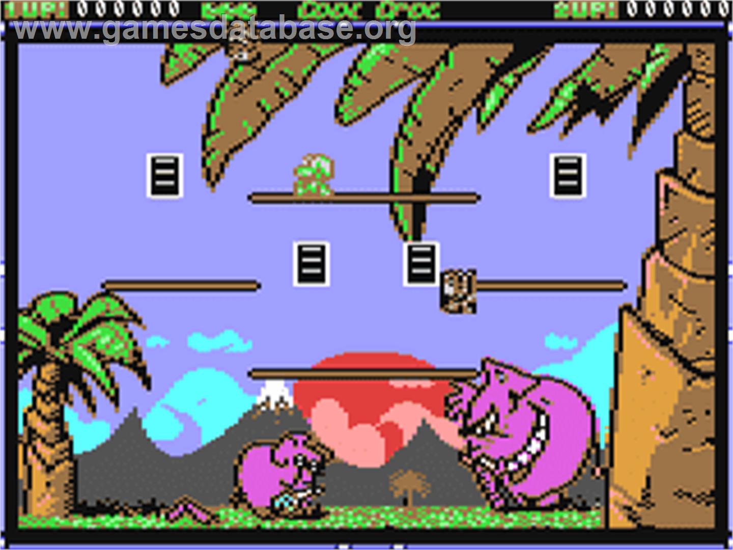Cool Croc Twins - Commodore 64 - Artwork - In Game
