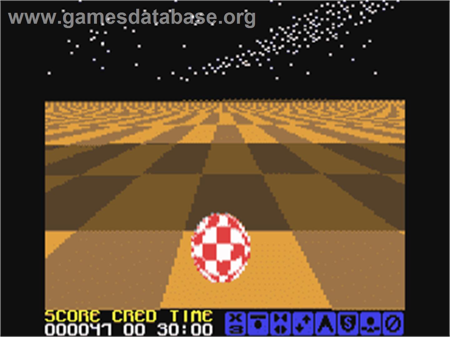 Cosmic Causeway: Trailblazer II - Commodore 64 - Artwork - In Game
