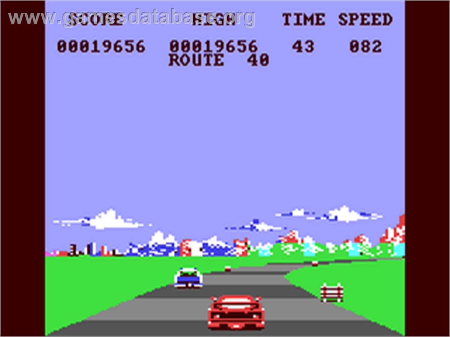Crazy Cars 2 - Commodore 64 - Artwork - In Game
