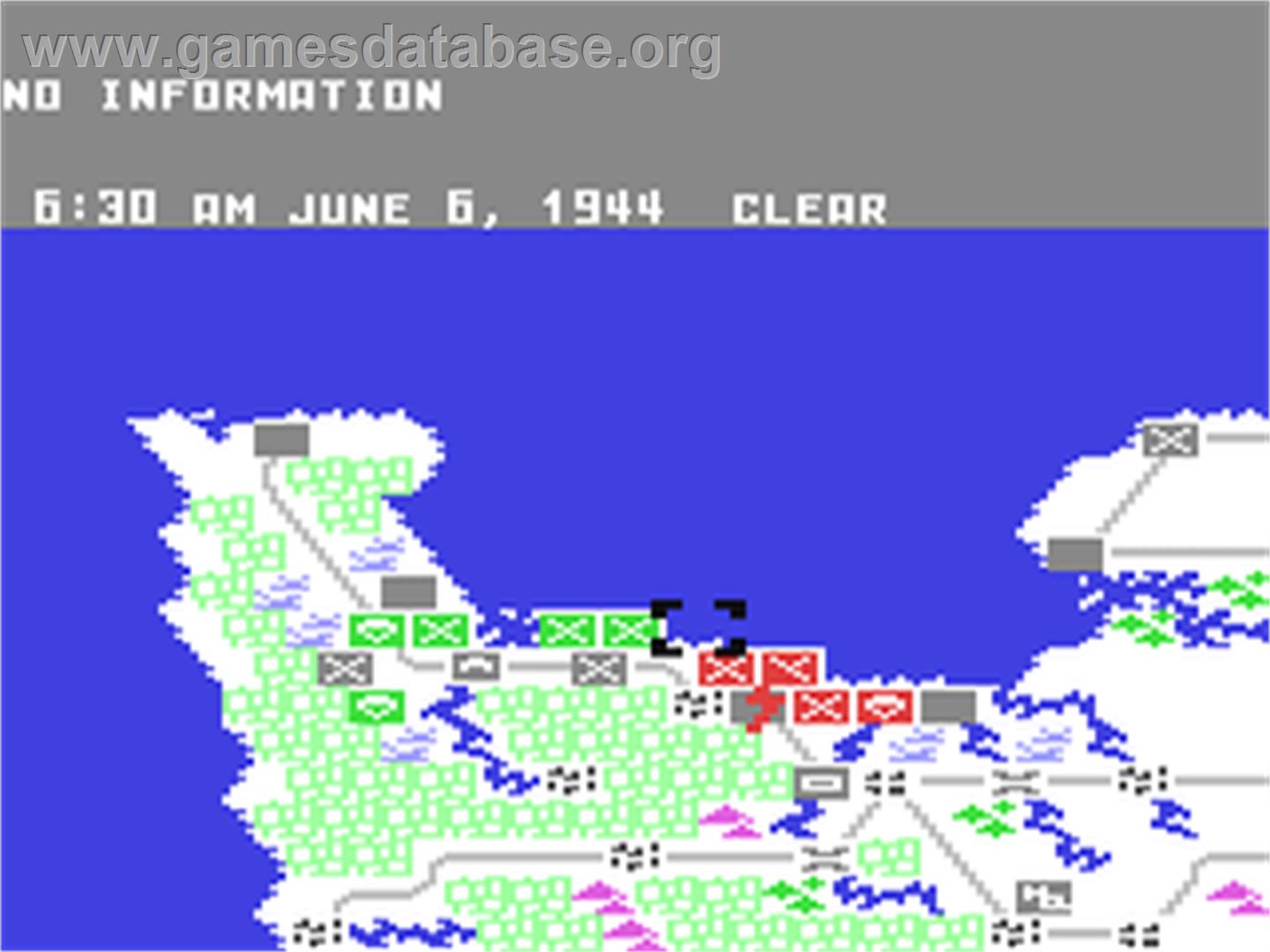 Crusade in Europe - Commodore 64 - Artwork - In Game
