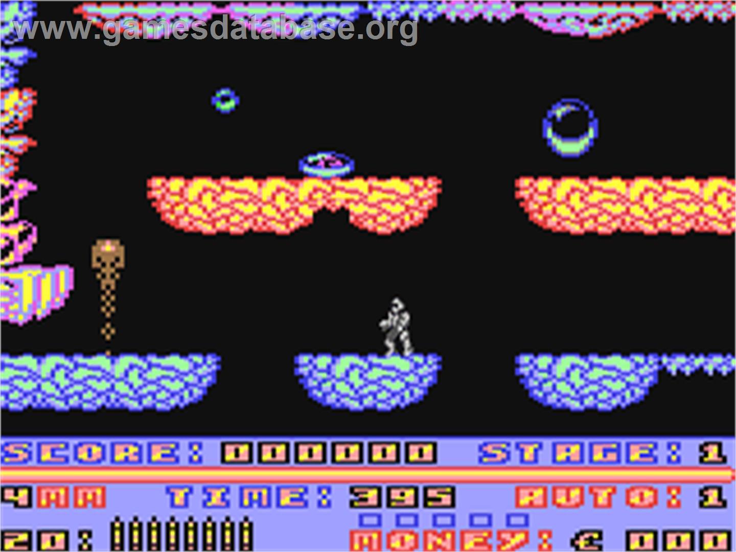 Cyberdyne Warrior - Commodore 64 - Artwork - In Game
