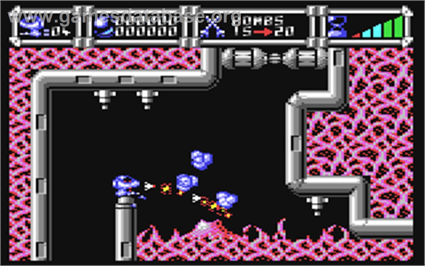 Cybernoid: The Fighting Machine - Commodore 64 - Artwork - In Game