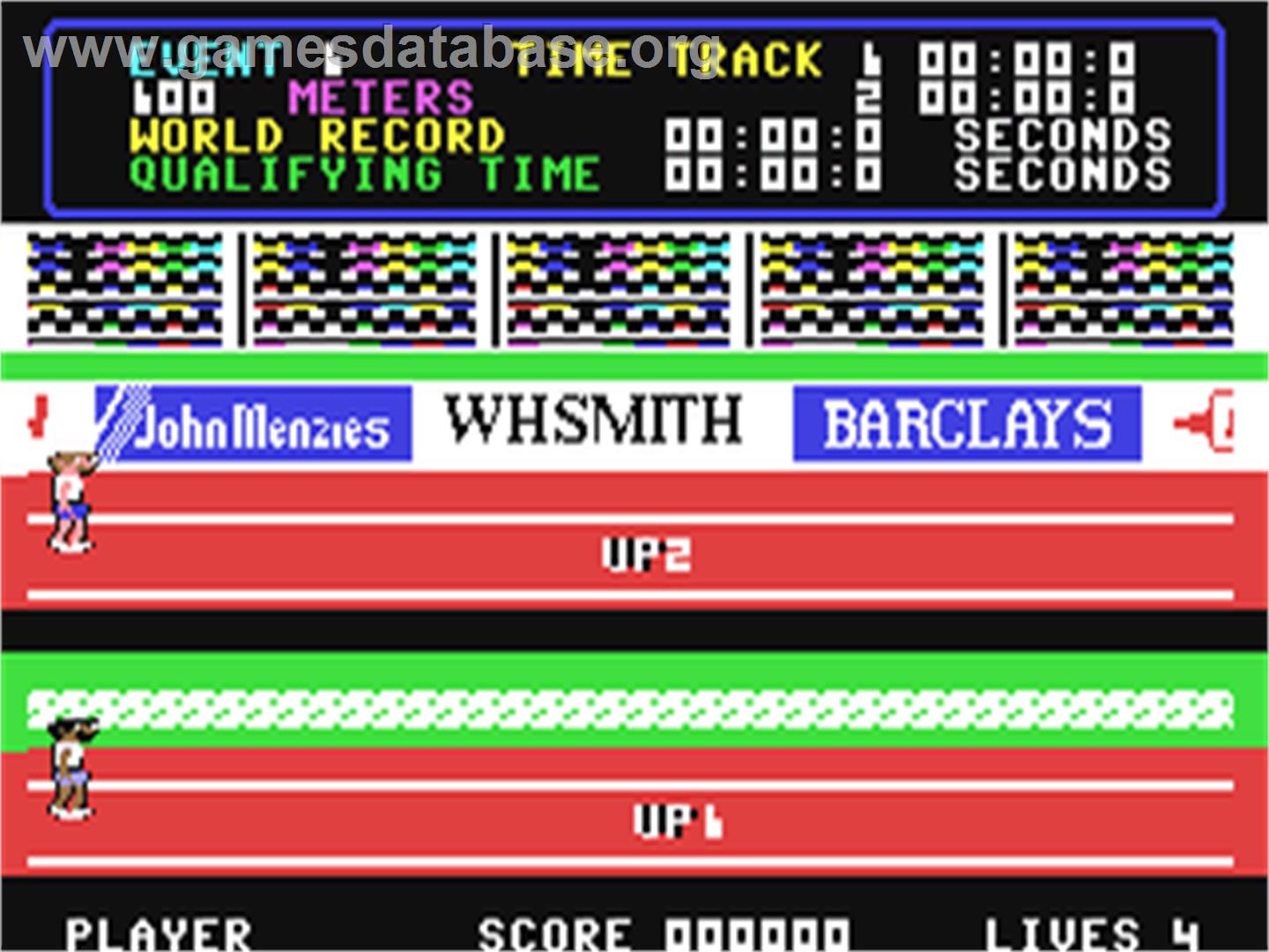 Daley Thompson's Decathlon - Commodore 64 - Artwork - In Game