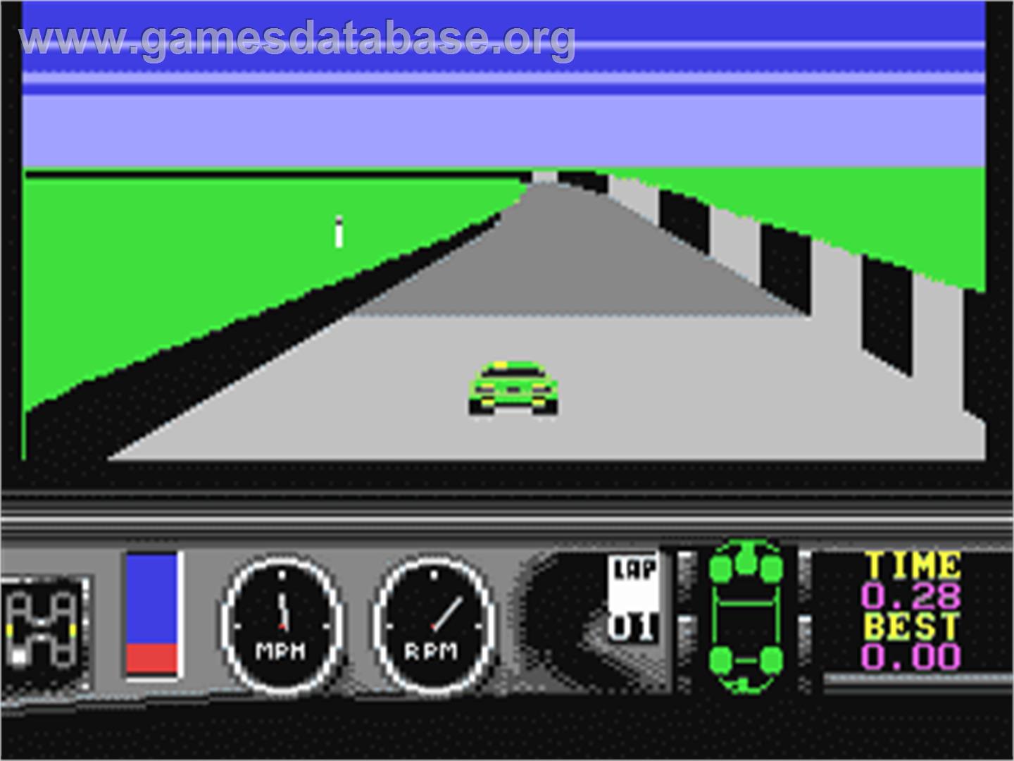 Days of Thunder - Commodore 64 - Artwork - In Game