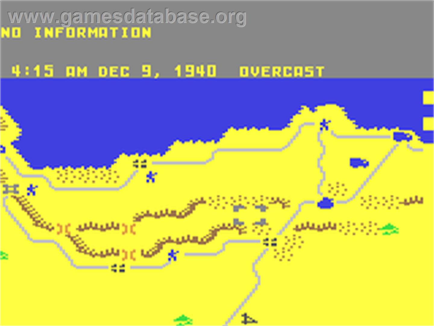 Decision in the Desert - Commodore 64 - Artwork - In Game
