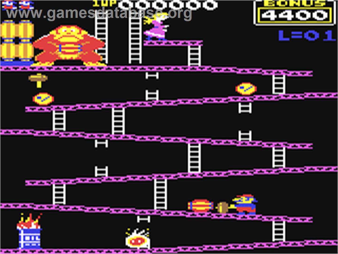 Donkey Kong - Commodore 64 - Artwork - In Game
