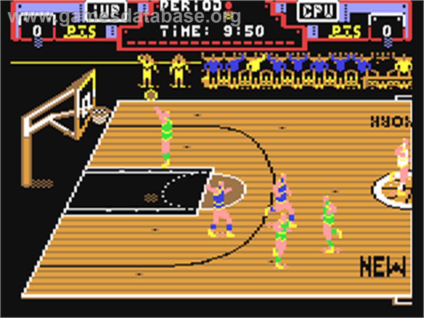 Double Dribble - Commodore 64 - Artwork - In Game