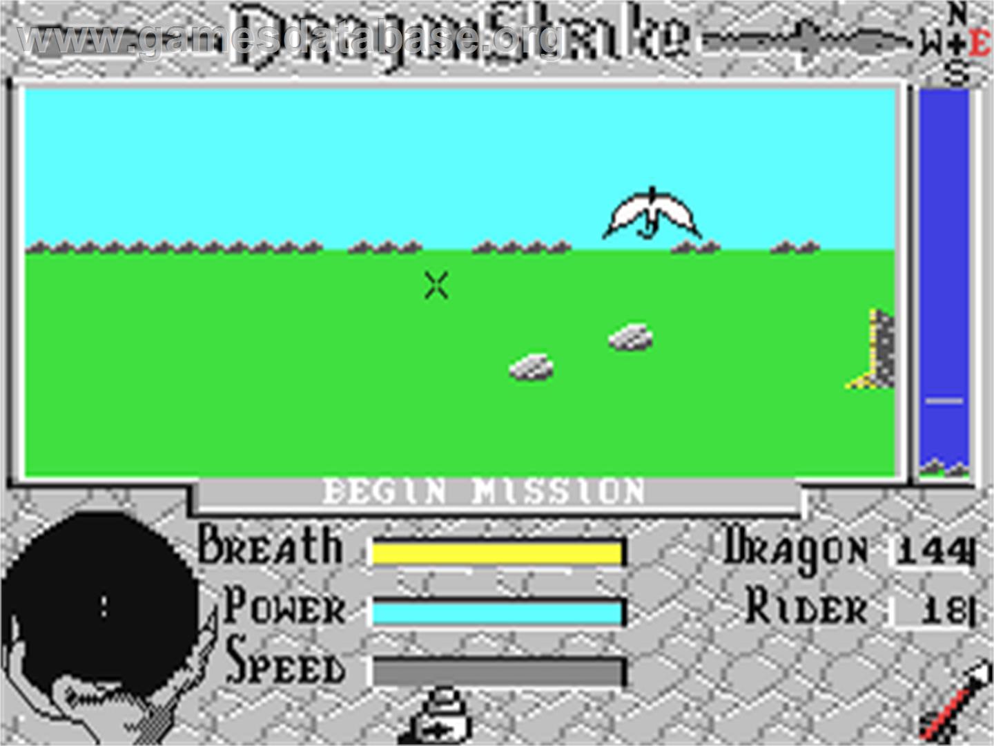 DragonStrike - Commodore 64 - Artwork - In Game