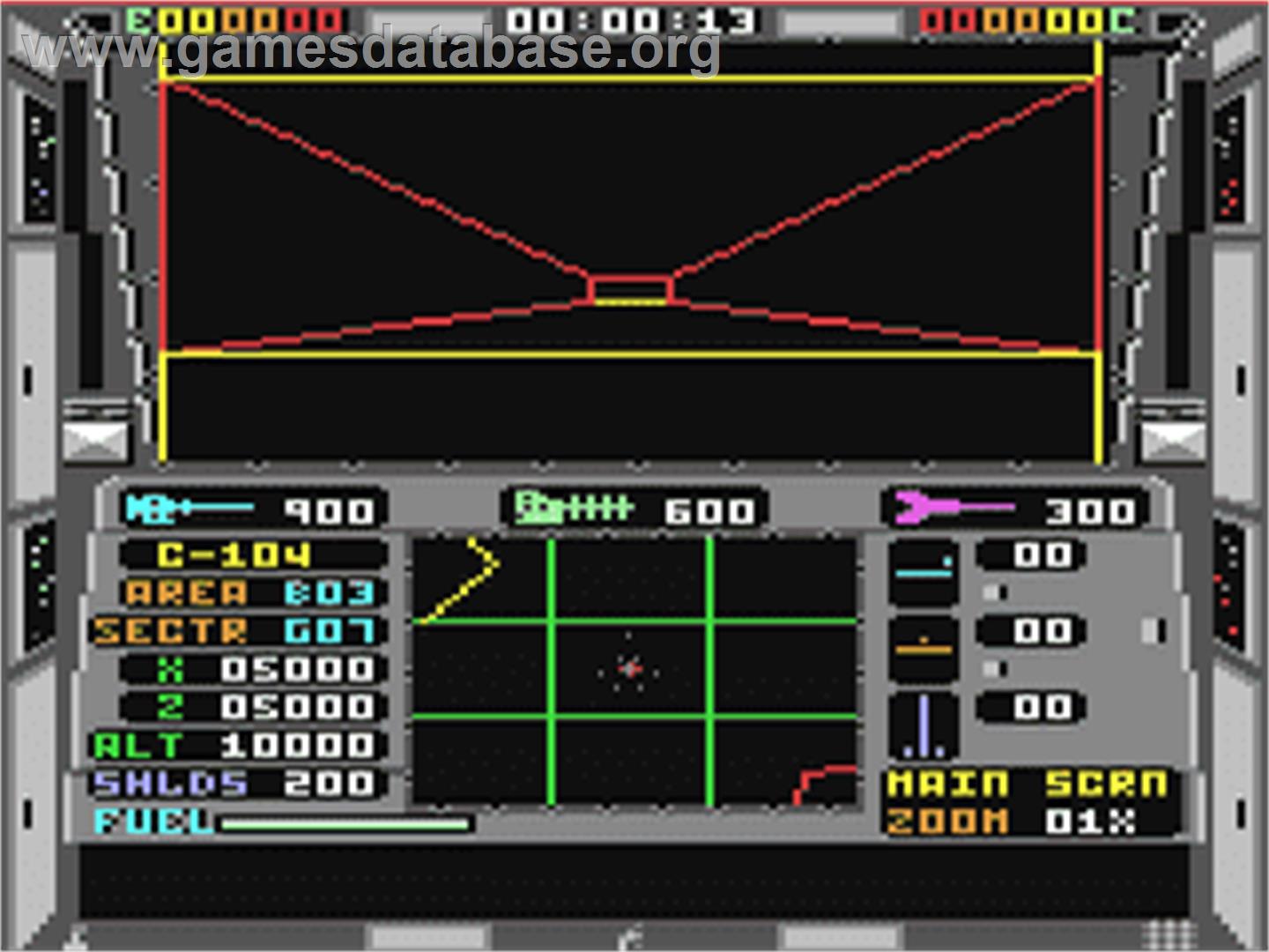 Echelon - Commodore 64 - Artwork - In Game