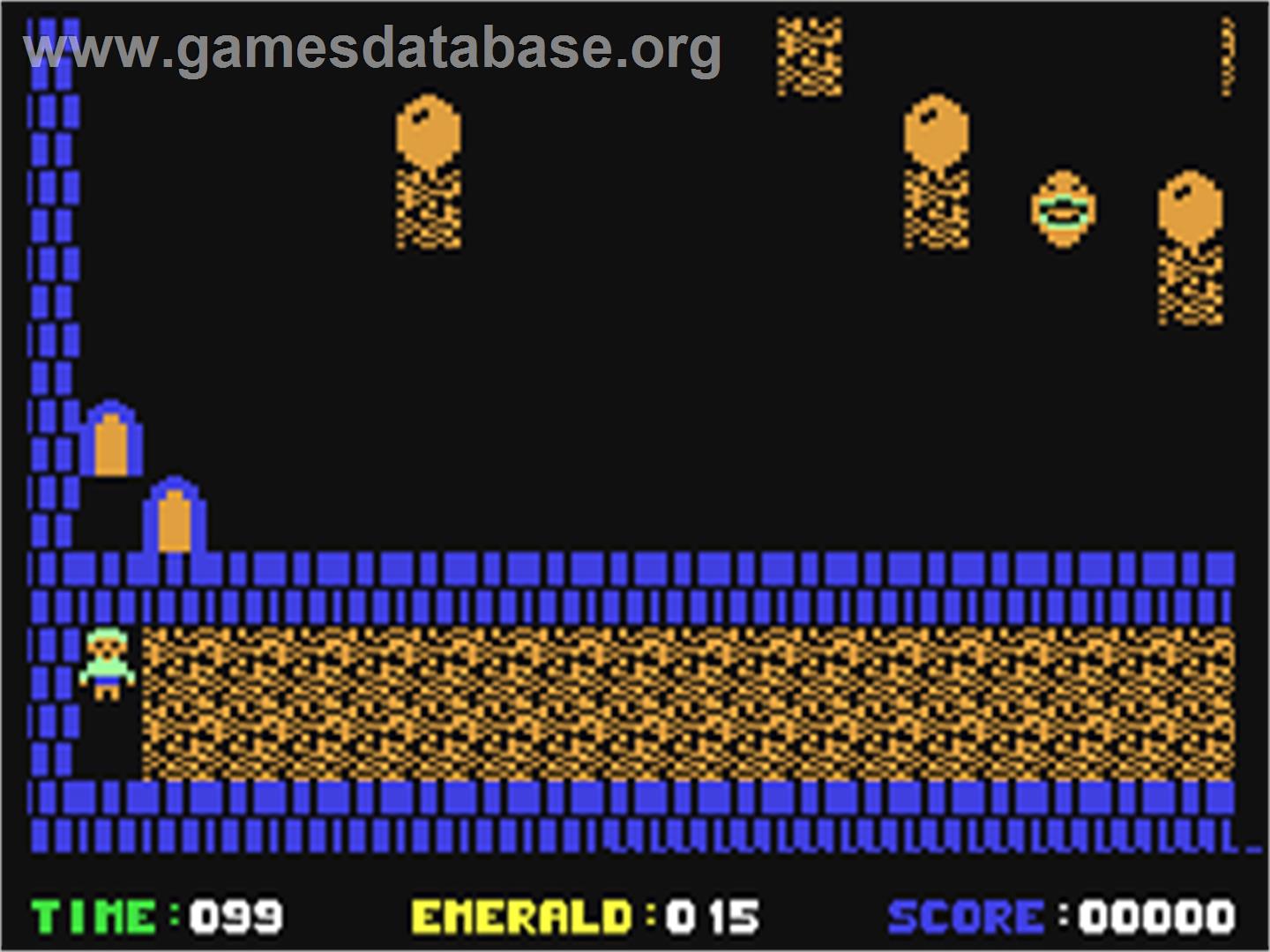Emerald Mine - Commodore 64 - Artwork - In Game