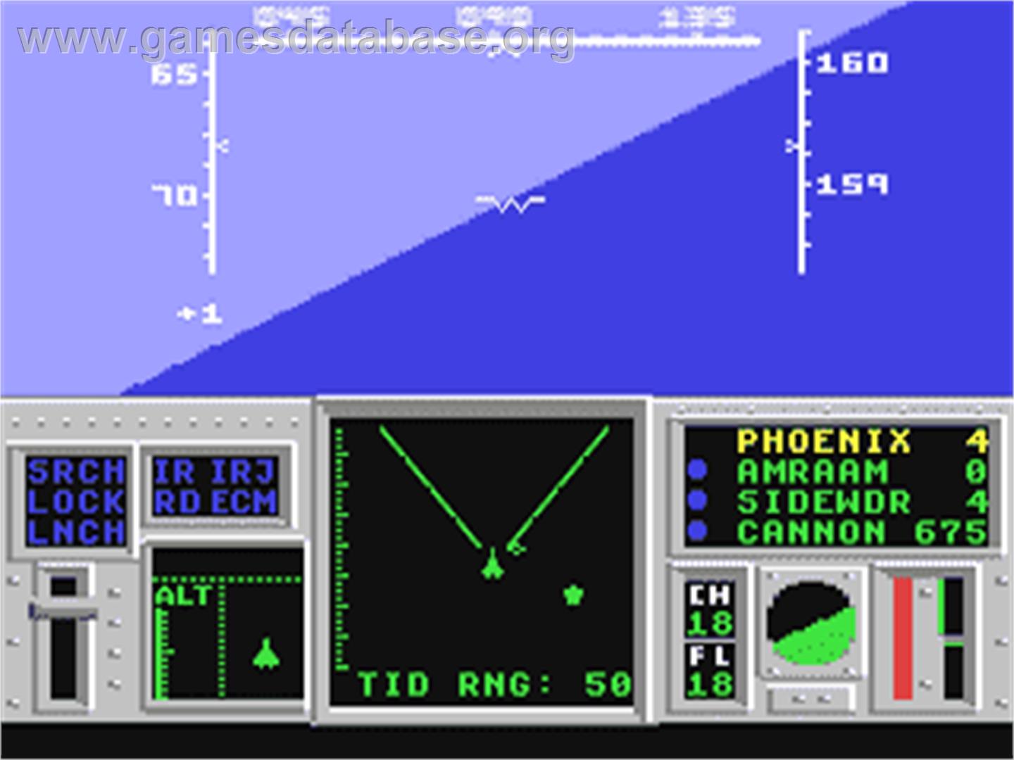 F-14 Tomcat - Commodore 64 - Artwork - In Game