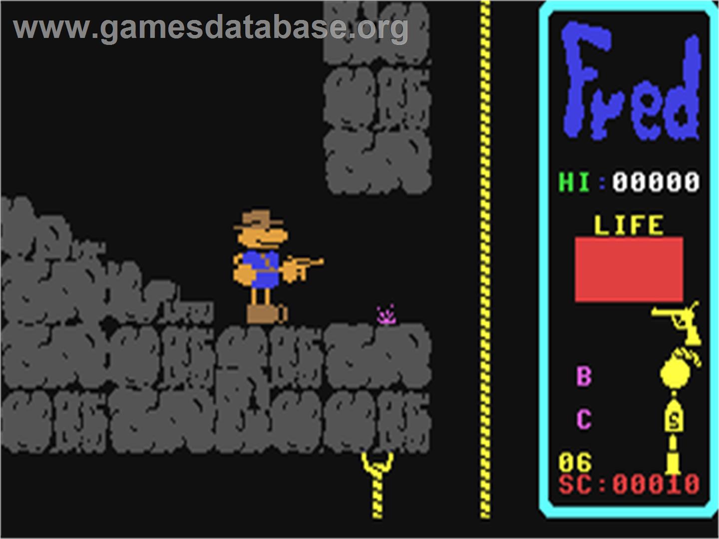 Fred - Commodore 64 - Artwork - In Game