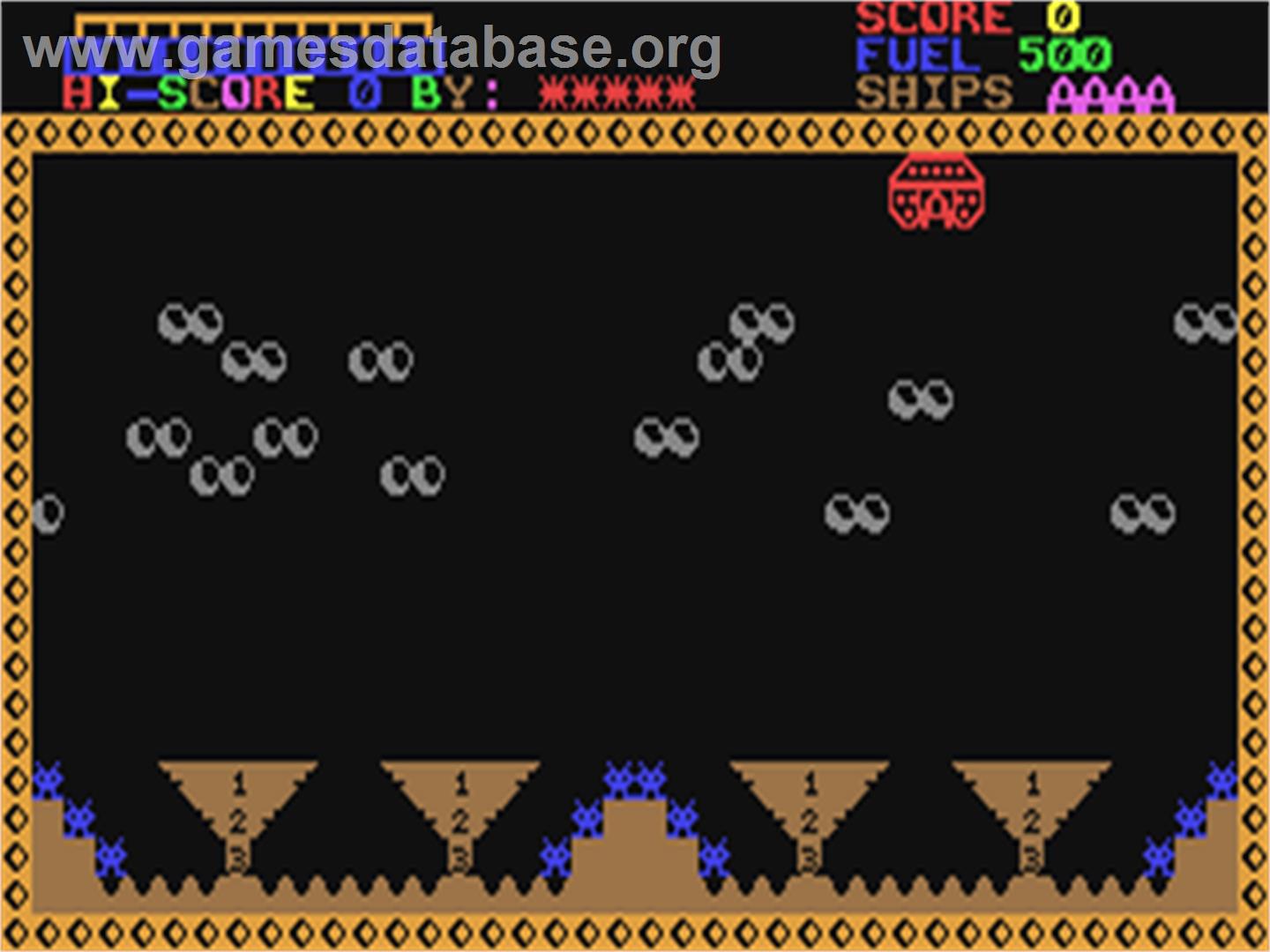 Galactic Attack - Commodore 64 - Artwork - In Game