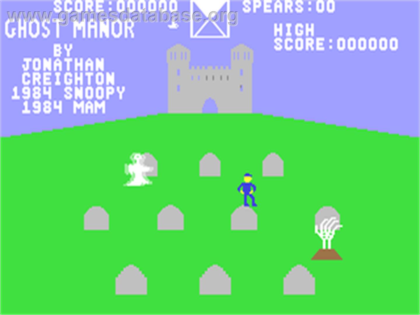Ghost Manor - Commodore 64 - Artwork - In Game
