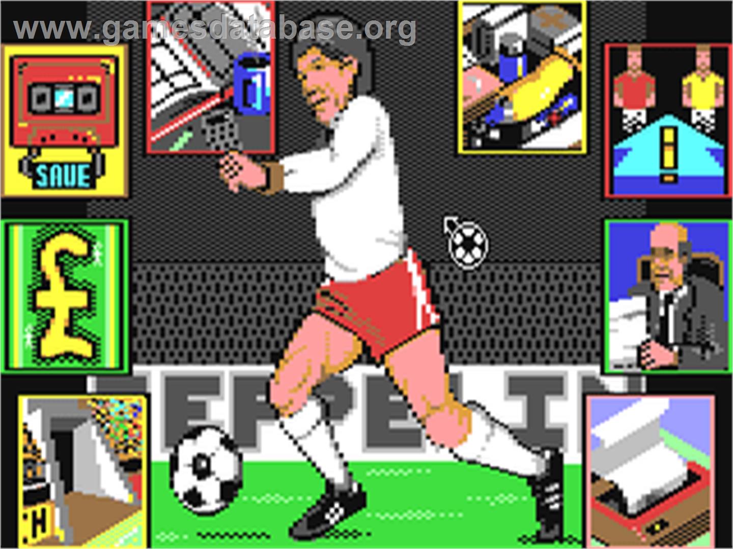 Graeme Souness Soccer Manager - Commodore 64 - Artwork - In Game